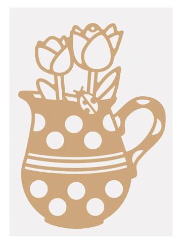 folia PAPER Przezroczyste obrazki (11 szt.) "Spring" ze wzorem - 5+