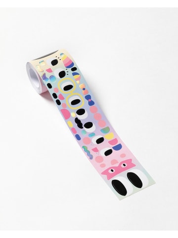 folia PAPER Stickerrolle "Face it" in Rosa/ Bunt