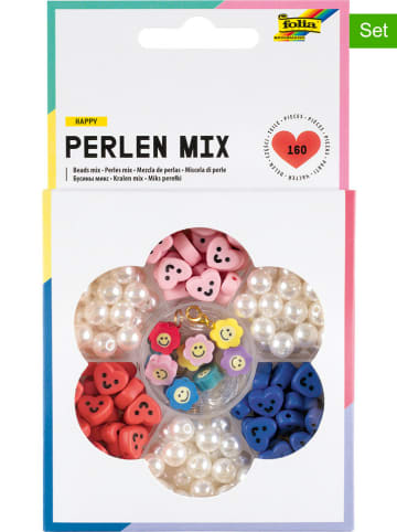 folia PAPER Zestaw "Perlen Mix Happy" ze wzorem do rękodzieła