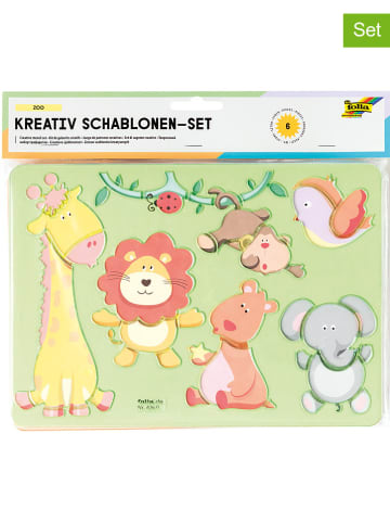 folia PAPER Zestaw kreatywny "Zoo" ze wzorem - 4+