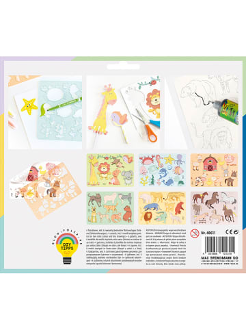 folia PAPER Zestaw kreatywny "Zoo" ze wzorem - 4+