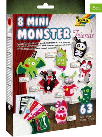 folia PAPER Nähset "Mini Monster - Friends" - ab 8 Jahren