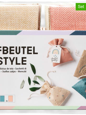 folia PAPER 10er-Set: Jutebeutel "Boho Chic" - ab 6 Jahren