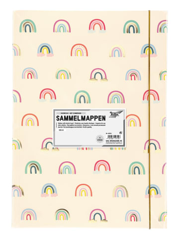 folia PAPER Opbergmap "Rainbows" crème
