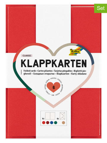 folia PAPER 12-delige uitklapbare kaartenset "Classic" - vanaf 5 jaar