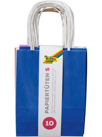 folia PAPER Papiertüten in Bunt - 10 Stück - ab 6 Jahren