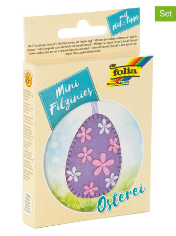 folia PAPER Nähset "Mini Filzinies - Osterei" - ab 8 Jahren