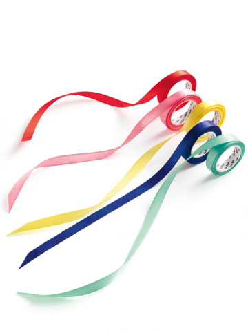 folia PAPER Satynowe tasiemki (5 szt.) "Rainbow" - 8+