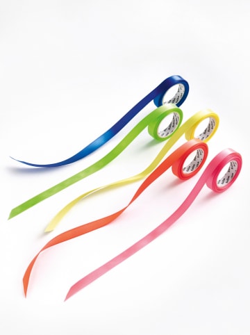 folia PAPER Satijnen lint "Neon" - 5 rollen - vanaf 8 jaar