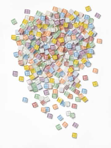 folia PAPER Mozaïekstenen "Pastell" - 250 stuks - vanaf 10 jaar