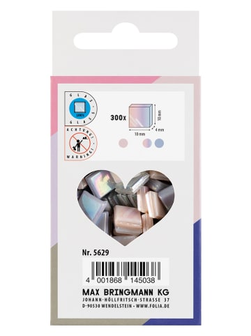 folia PAPER Mosaik-Glassteine "Irisierend" - 250 Stück - ab 10 Jahren