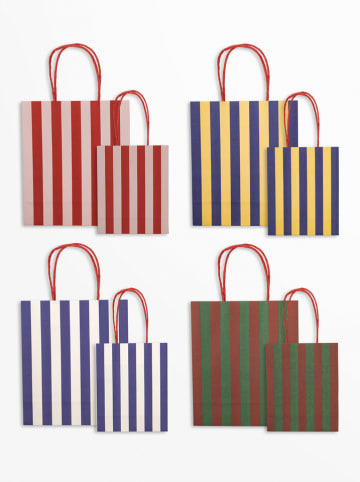 folia PAPER Torebki papierowe (8 szt.) "S Stripes Classic" - 6+