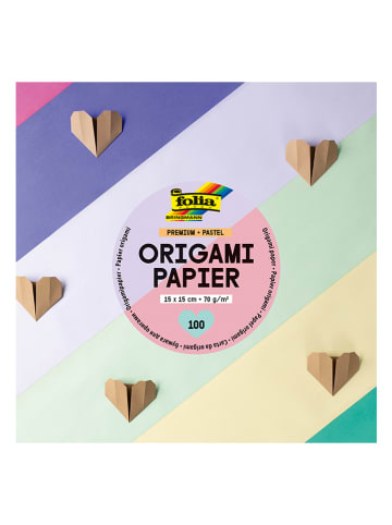 folia PAPER Papier premium (100 szt.) "Pastell" do origami - 5+