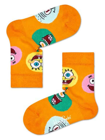 Happy Socks Socken "Sponge Bob Circle Of Friends" in Orange