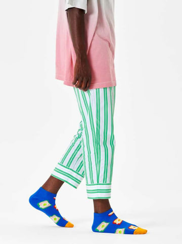 Happy Socks Socken "Toast low" in Blau/ Bunt