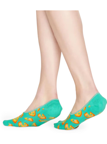 Happy Socks Skarpety (2 pary) w kolorze turkusowo-żółto-pomarańczowym