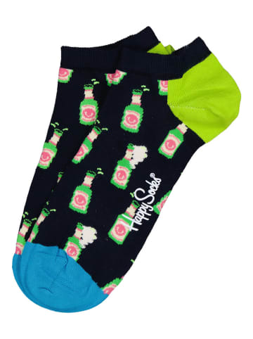 Happy Socks Skarpety "Beer low" w kolorze granatowym