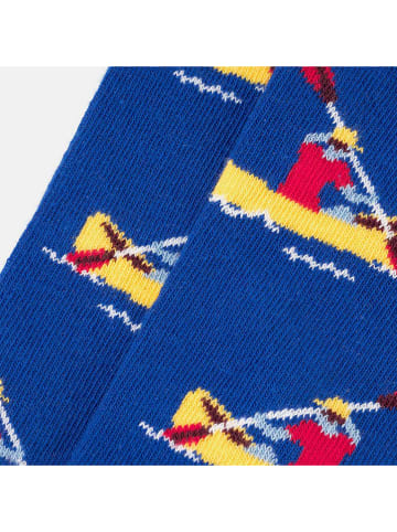 Happy Socks Sokken "Canoa" blauw/roze
