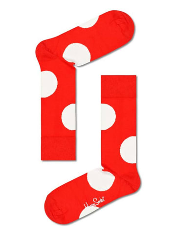 Happy Socks 3-delige geschenkset zwart/rood