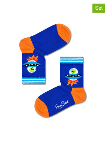 Happy Socks 2-delige set: sokken "Ufo" meerkleurig