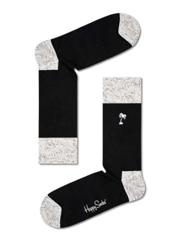 Happy Socks 4tlg. Geschenkset in Grau/ Schwarz