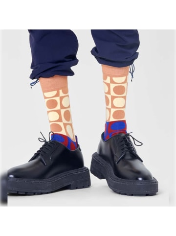Happy Socks Socken in Blau/ Beige
