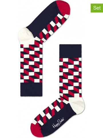Happy Socks Skarpety (2 pary) ze wzorem
