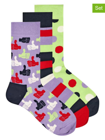 Happy Socks 3-delige set: sokken meerkleurig
