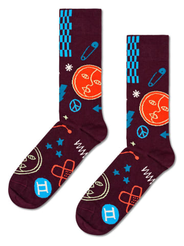Happy Socks 2er-Set: Socken in Lila/ Hellblau