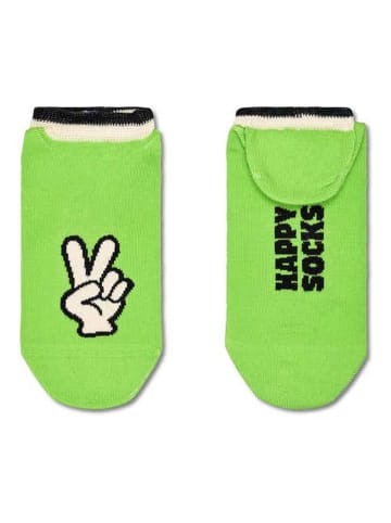 Happy Socks 2er-Set: Socken in Schwarz/ Grün