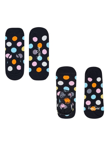 Happy Socks Skarpety-stopki (2 pary) ze wzorem