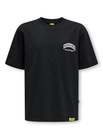 ONLY & SONS Junior Shirt "Peanuts" in Schwarz