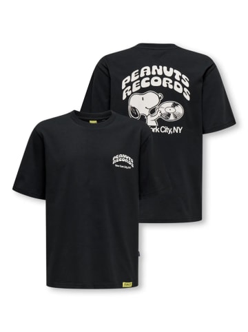 ONLY & SONS Junior Shirt "Peanuts" in Schwarz