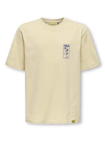 ONLY & SONS Junior Shirt "Peanuts" in Beige