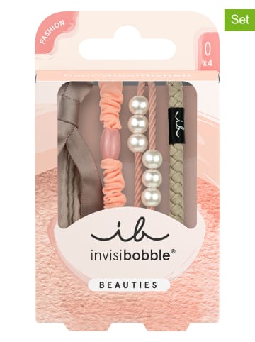 Invisibobble 2-delige set: haarelastieken meerkleurig - á 4 stuks
