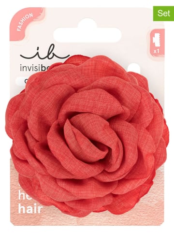 Invisibobble 2-delige set: haarklemmen rood