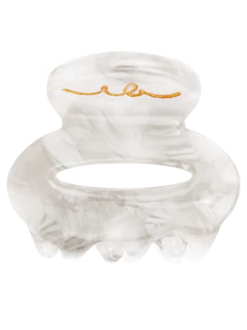 Invisibobble 2-delige set: haarklemmen "Clipstar S" wit/lichtbruin - 4 stuks