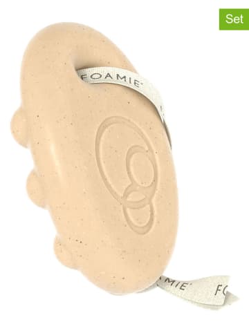 Foamie Mydła pod prysznic (2 szt.) "More Than a Peeling" - po 80 g