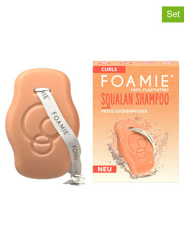 Foamie 4er-Set: Festes Shampoo "Squalan Muru" - je 80 g