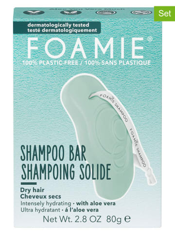 Foamie 2-delige set: shampoobars, elk 80 g