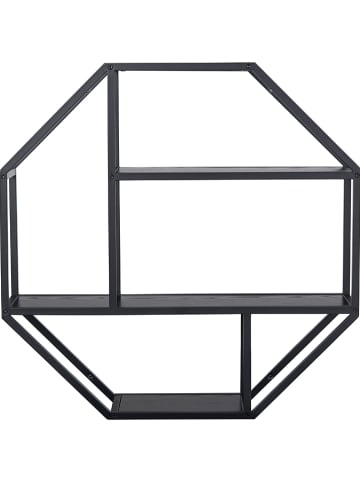 Actona Wandmeubel "Seaford" zwart - (B)77 x (H)77 x (D)20 cm