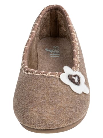 Heine Hausschuhe in Beige