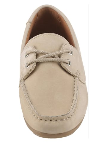 Heine Leder-Mokassins in Beige