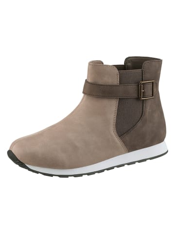 Heine Boots in Beige/ Hellbraun