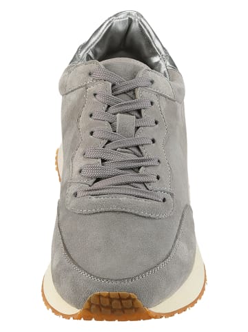 Heine Skórzane sneakersy w kolorze szarym