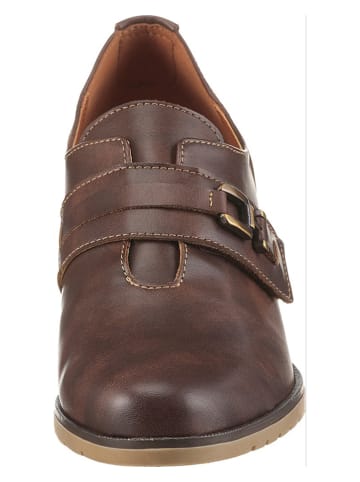 Heine Leder-Pumps in Hellbraun