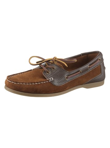Heine Leder-Mokassins in Hellbraun