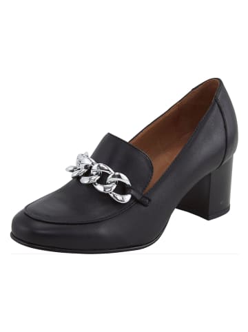 Heine Leder-Pumps in Schwarz