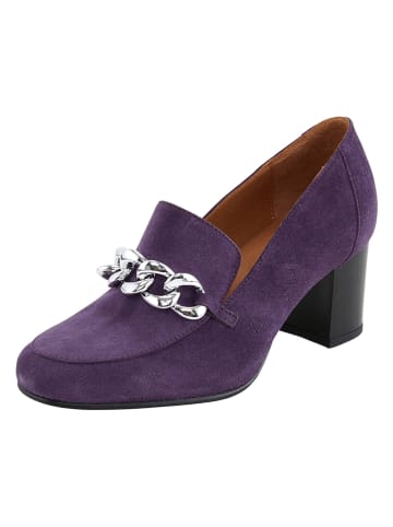 Heine Leder-Pumps in Lila