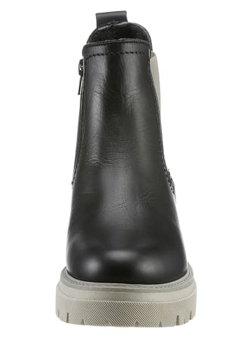 Heine Leder-Boots in Schwarz